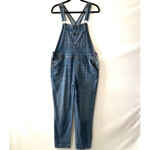 Sonoma Women's Blue Denim Overalls Bib Size L